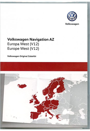SD carte GPS Volkswagen / Seat / Skoda 2020 V12 RNS315 Travelpilot navigation Europe