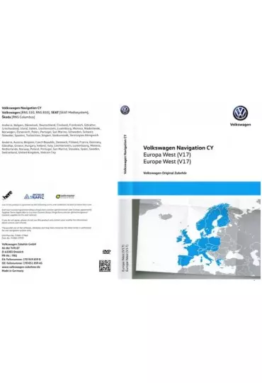 DVD GPS Volkswagen 2020 V17 RNS510 RNS810 travelpilot CY navigation Europe