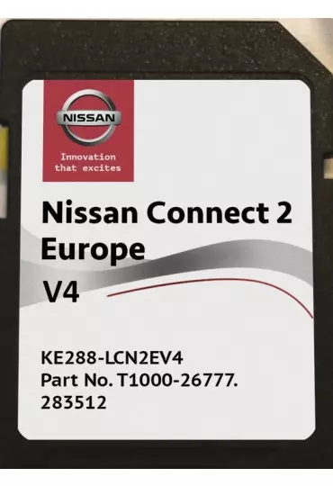SD Carte GPS NISSAN Connect 2 LCN2 2014 2015 navigation Europe
