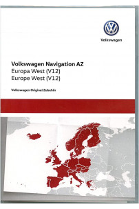 SD carte GPS Volkswagen / Seat / Skoda 2020 V12 RNS315 Travelpilot navigation Europe