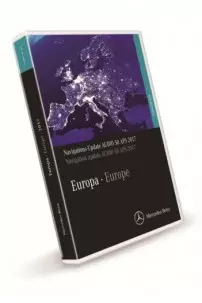 DVD GPS MERCEDES 2015 2016 Audio 50 APS NTG2.5 navigation Europe 