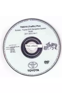 DVD GPS Toyota Lexus 2011 2012 E03 GEN1 PZ445-X01EU-11 TNS300/310 navigation Europe