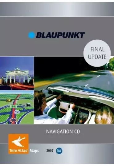 CD GPS Audi Travelpilot Blaupunkt C ( NON DX ) 2007 Téléatlas navigation Europe 