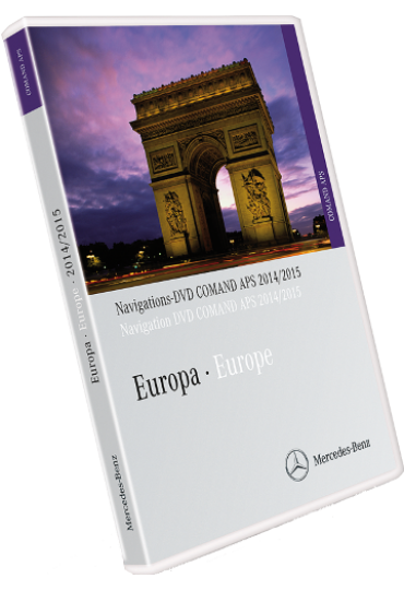 DVD GPS Mercedes 2015 2016 Comand APS NTG4 W204 navigation Europe