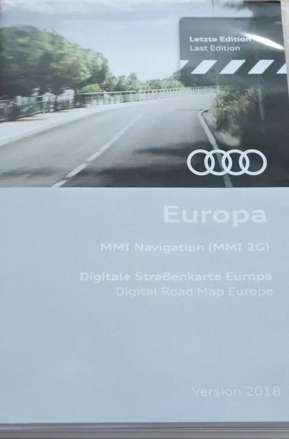DVD2 DEUTSCHLAND AUDI Navigation MMI 2G High 2016 EUROPA OST 4E0 AUSTRIA 