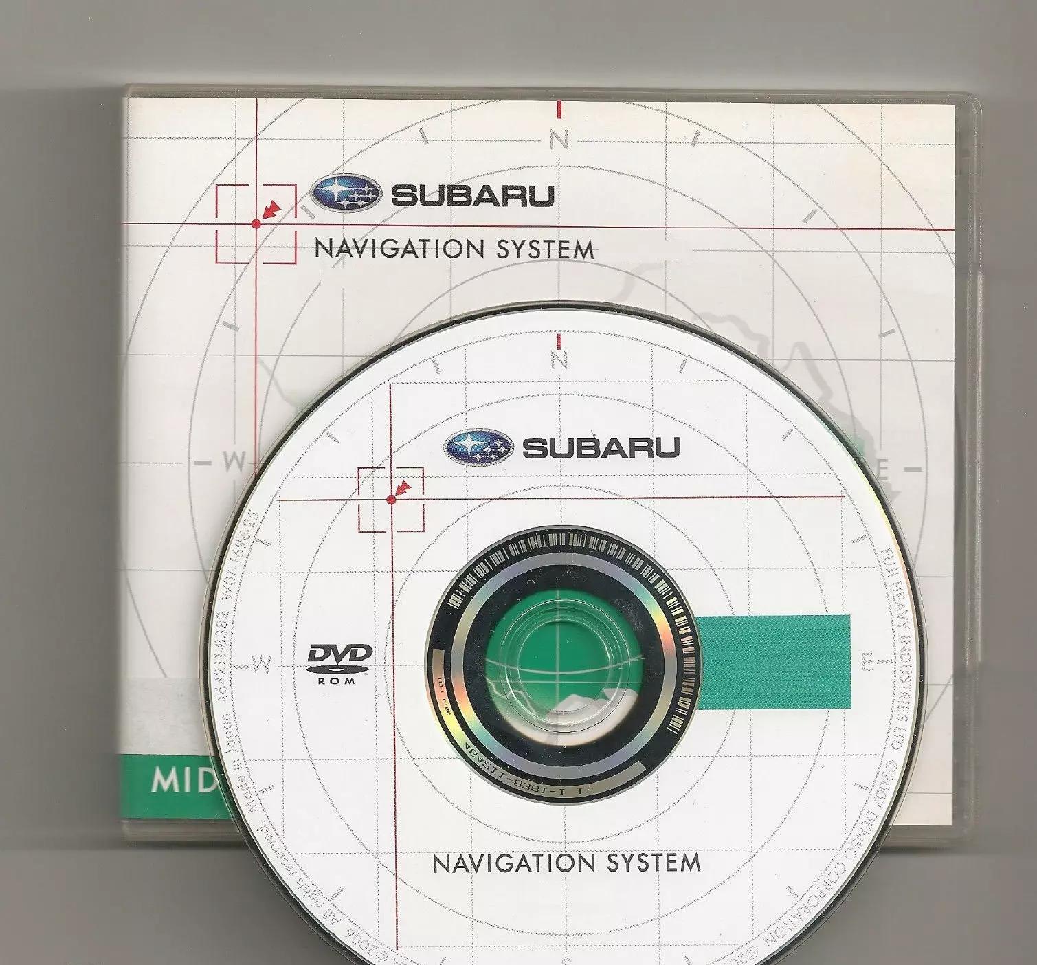 DVD GPS Subaru 2018 2019 Denso Core2 Europe navigation
