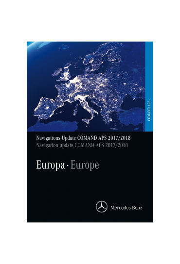 DVD GPS Mercedes 2014 2015 V16 Comand APS NTG2 navigation Europe