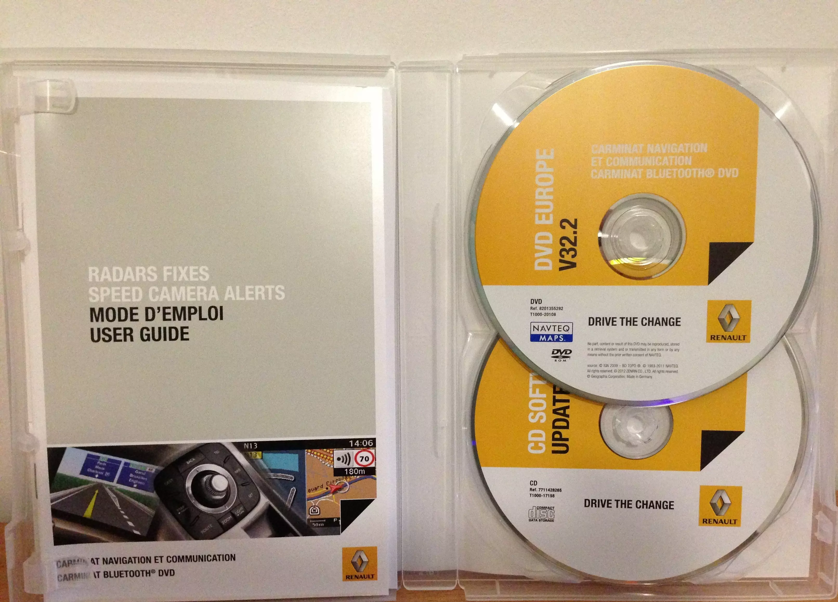 DVD GPS Renault 2013 CNC V32.2 Carminat navegación