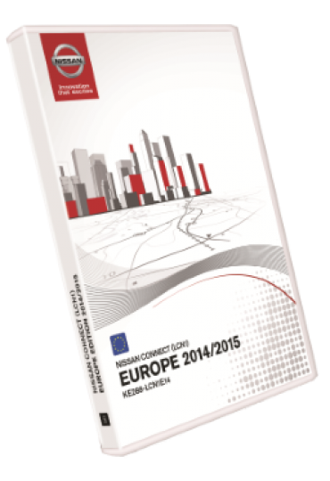 SD Carte GPS NISSAN Connect 2 LCN2 2014 2015 navigation Europe