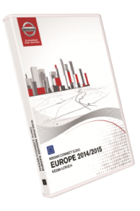 SD Carte GPS NISSAN Connect 2 LCN2 2014 2015 navigation Europe